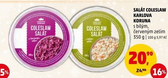 Salát coleslaw Karlova Koruna