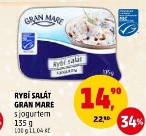 Salát rybí s jogurtem Gran Mare