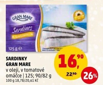 Sardinky v oleji Gran Mare