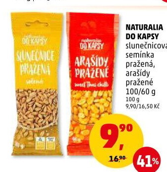 Slunečnicová semínka pražená Naturalia