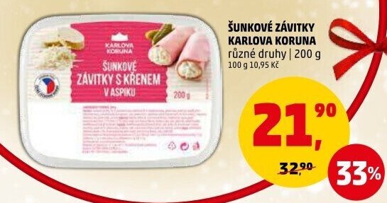 Šunkový závitek v aspiku Karlova Koruna