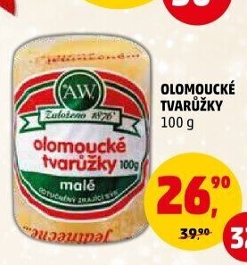 Sýr tvarůžky olomoucké A.W.