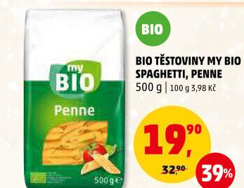 Těstoviny My BIO