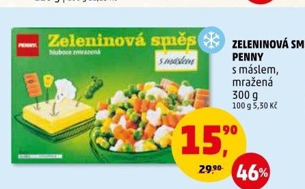 Zeleninová směs s máslem mražená Penny
