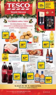 akční leták Tesco 19.12.2022-24.12.2022