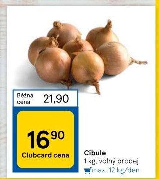 Cibule kuchyňská žlutá