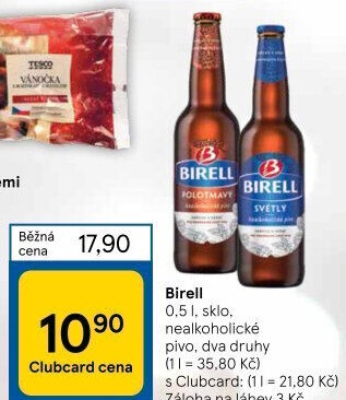 Nealkoholické pivo Birell