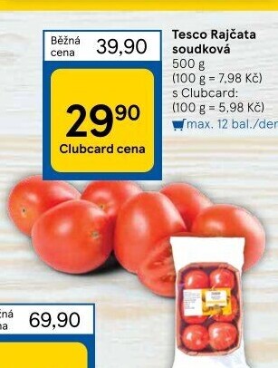Rajčata soudková Tesco