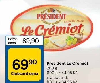 Sýr Le Crémiot Président