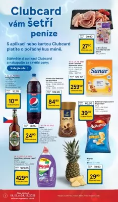 akční leták Tesco 19.12.2022-24.12.2022