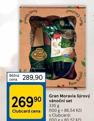 Balíček sýrů Gran Moravia