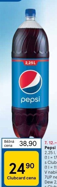 Limonáda Pepsi