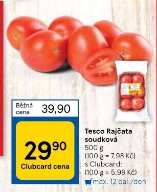 Rajčata soudková Tesco