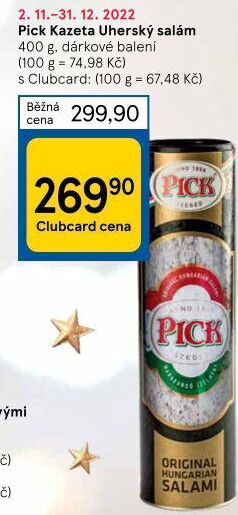 Salám Uherák Pick - dárkové balení