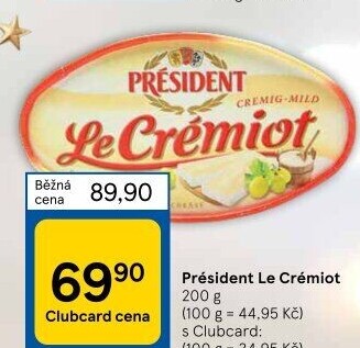 Sýr Le Crémiot Président