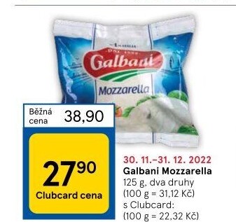 Sýr Mozzarella Galbani