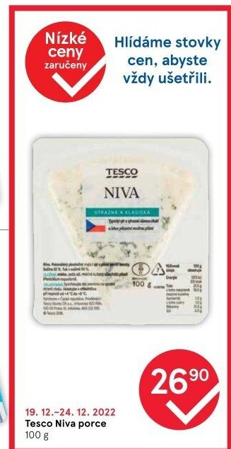 Sýr Niva Tesco