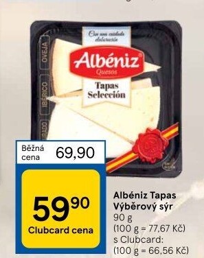 Sýry Tapas Selection Albéniz