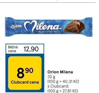 Tyčinka Milena Orion