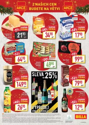 akční leták BILLA 19.12.2022-24.12.2022