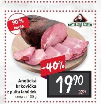 Anglická krkovice Kostelecké uzeniny