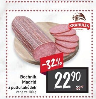 Salám bochník Madrid Krahulík