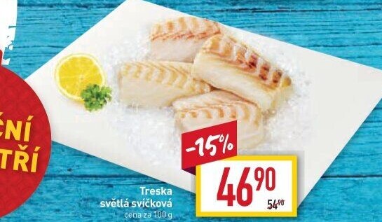 Treska světlá filety