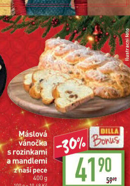 Vánočka máslová