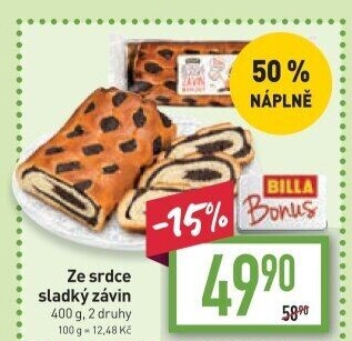 Závin Ze srdce sladký Penam