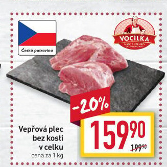 Vepřová plec bez kosti Vocílka