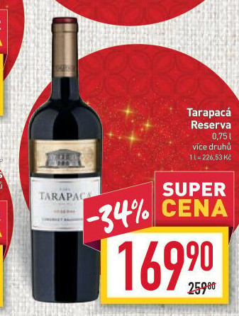 Vína Reserva Viňa Tarapaca