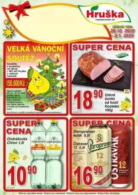 akční leták Hruška 20.12.2022-2.1.2023