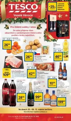 akční leták Tesco 19.12.2022-24.12.2022