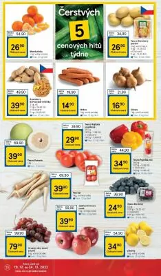 akční leták Tesco 19.12.2022-24.12.2022