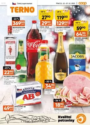 akční leták COOP 21.12.2022-27.12.2022