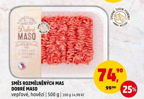 Mleté maso mix Dobré maso