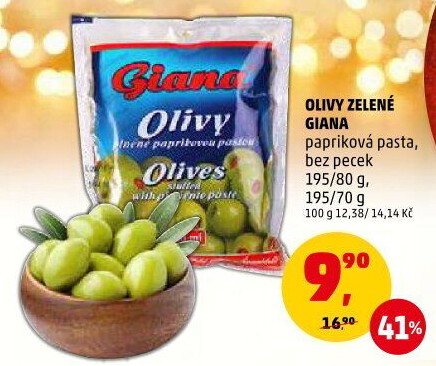 Olivy plněné Giana