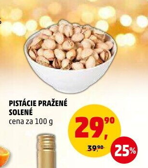 Pražené pistácie