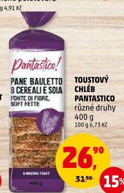 Toustový chléb Pantastico!