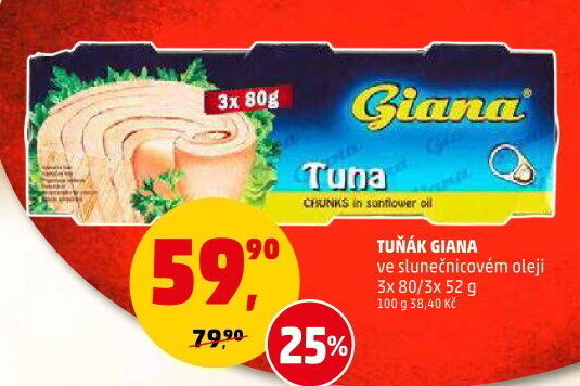 Tuňák v oleji Giana