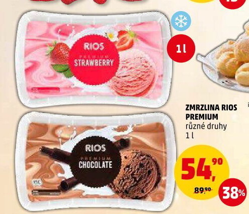 Zmrzlina ve vaničce Premium Rios