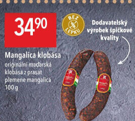 Klobása Mangalica