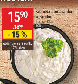 Křenová pomazánka se šunkou