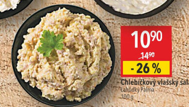 Salát vlašský chlebíčkový