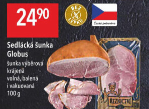 Šunka sedlácká výběrová Globus