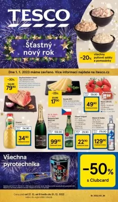 akční leták Tesco 27.12.2022-31.12.2022