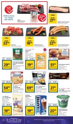 akční leták Tesco 27.12.2022-31.12.2022