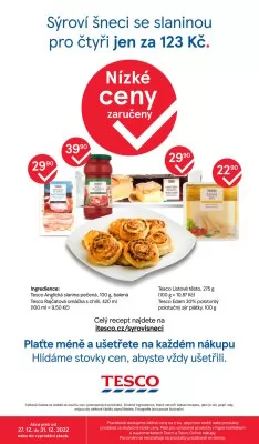 akční leták Tesco 27.12.2022-31.12.2022