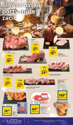 akční leták Tesco 27.12.2022-31.12.2022