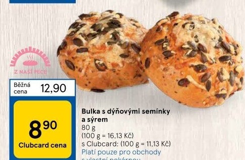 Bulka dýňová se sýrem